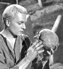 picture of Hamlet with the skull of Yorick