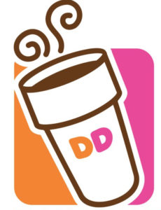 Dunkin' Donuts coffee cup logo